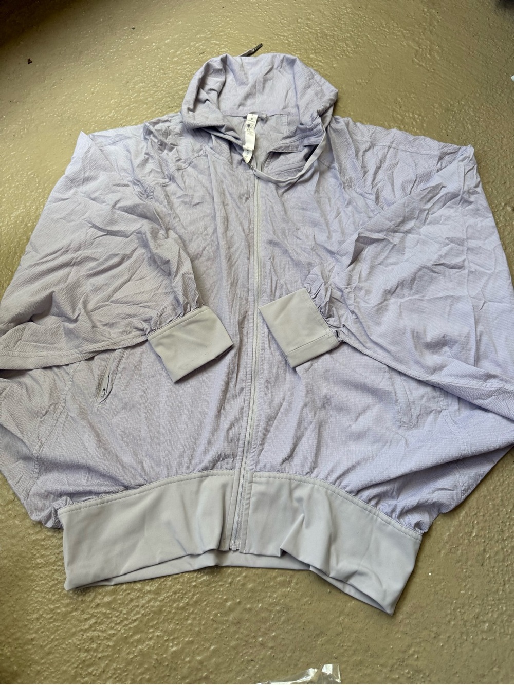 lululemon athletica Lavender Hooded Zip Shrug